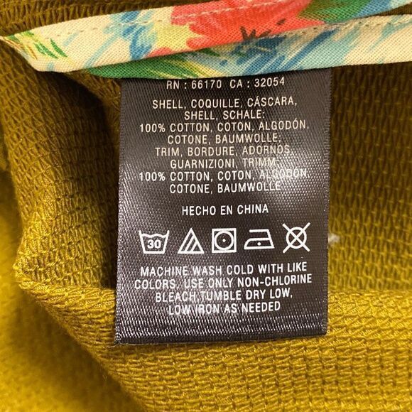 Vanessa Virginia Anthropologie Skirt Womens Size 6 Olive Green Mini Cotton - Picture 8 of 8